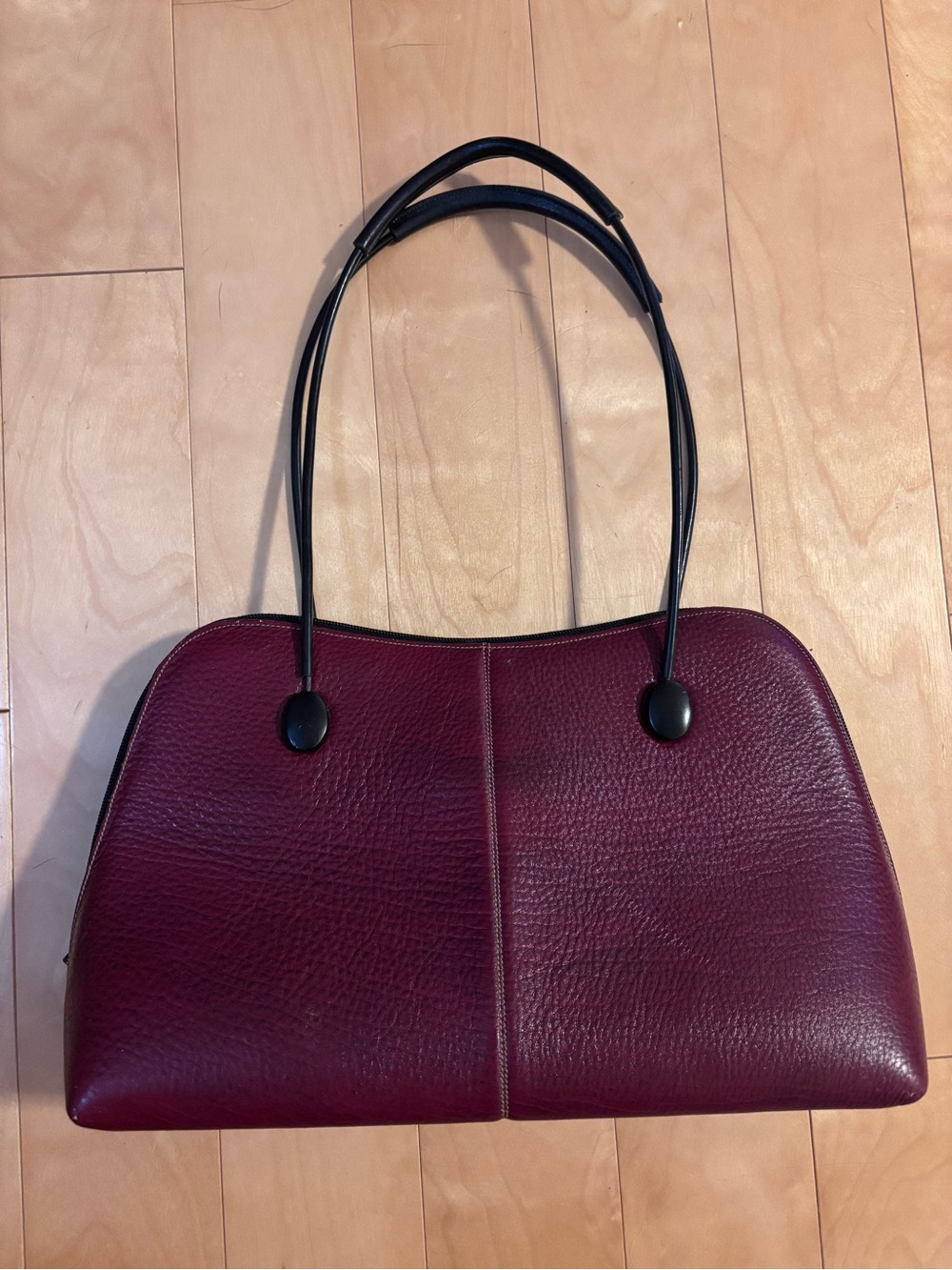 Y2K Burgundy Shoulder Bag / Tote